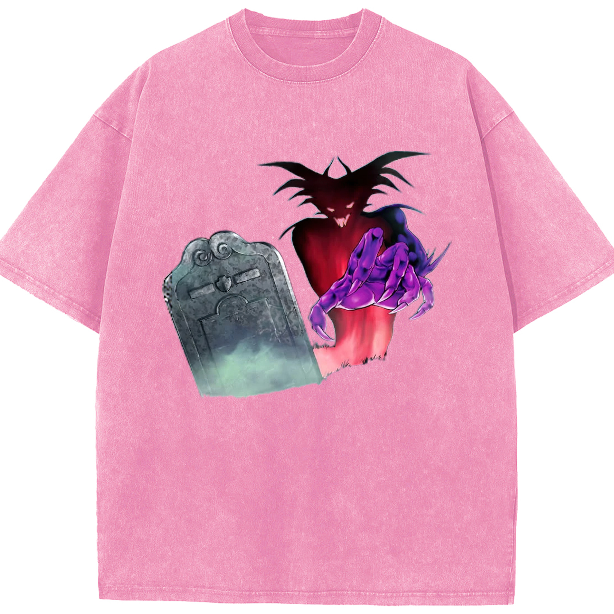 （画像用） 遊☆戯☆王 Yu-Gi-Oh! 綿100% ヴィンテージ風 半袖Tシャツ（フロントプリント）